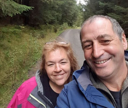 local foster carers, Sharen and Colin