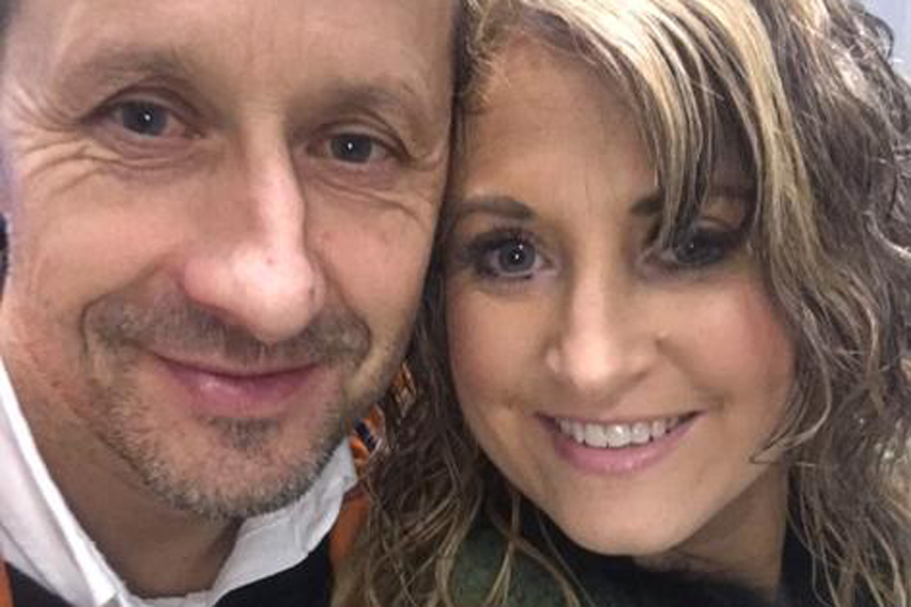 local foster carers, Manon & Huw